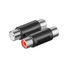 Wentronic 11607-GB 2x Cinch Jack to 2x Cinch Jack Audio