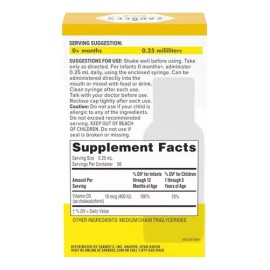 Vitamina D Zarbees Naturals Baby 10mcg Gotero Sabor Sin Sabor
