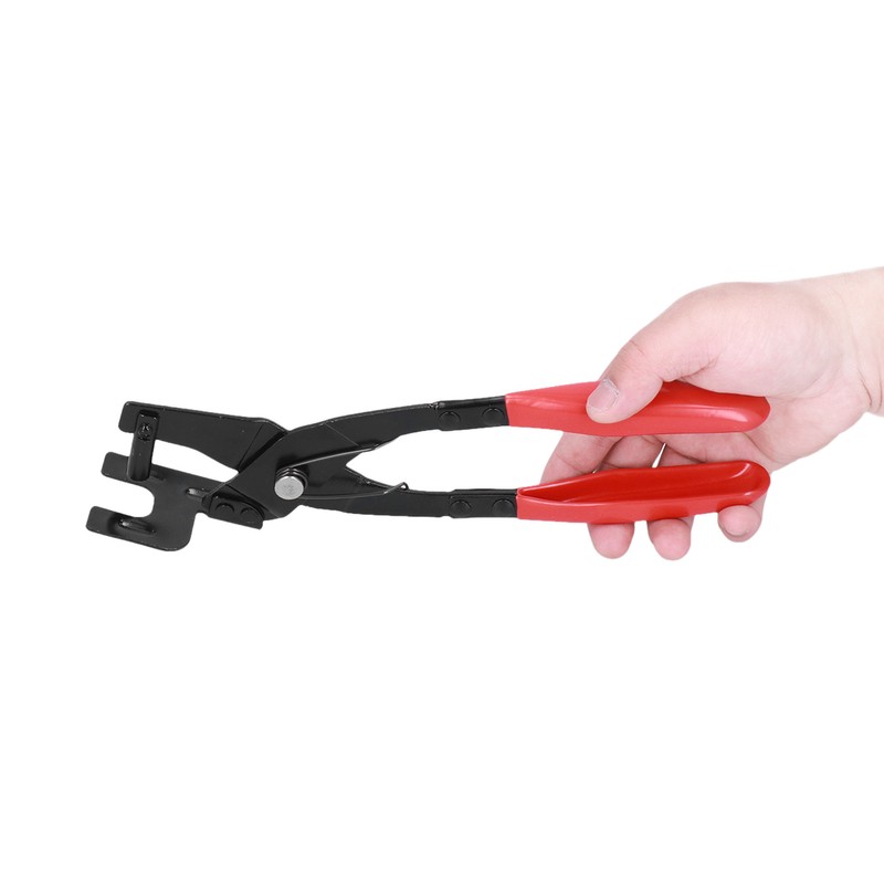 Iron Exhaust Pipe Rubber Pad Removal Plier 25 Degree Offset
