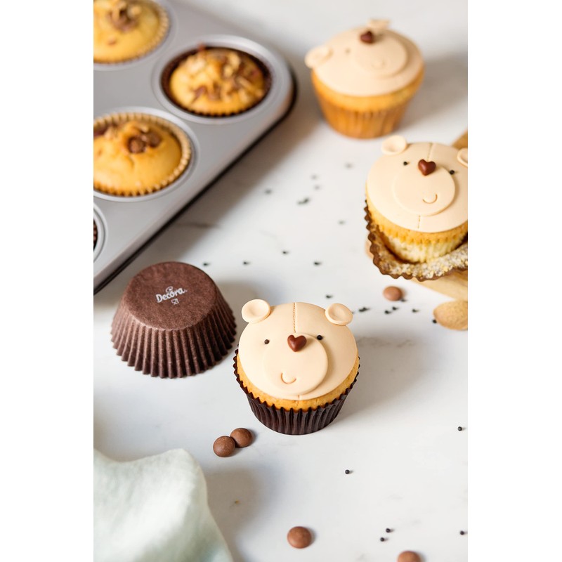 Decora 200 Piece Bruno Baking Cases 32 x 22 mm