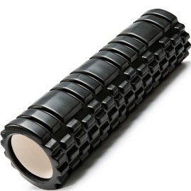 Foam Roller, Myofascial Roller, Body Shape, Easy to Handle, Mini Size, Stretch (Mini Size, Black, 3.1 x 10.2 inches (8 x 26 cm))
