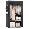 VTRIN Portable Closet Wardrobe Closet for Hanging Clothes with 4