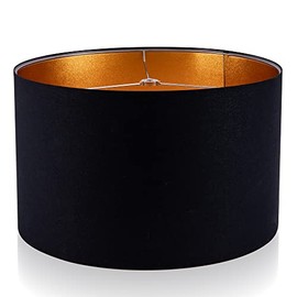 Wellmet - Requiere ensamblaje de pantalla de lámpara de 18"x18"x12" para lámpara de mesa, lámpara de cabecera, lámpara de pie, pantalla d...