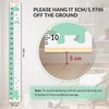 AUTOWT Kids Growth Height Chart, Canvas Height Chart Ruler Removable