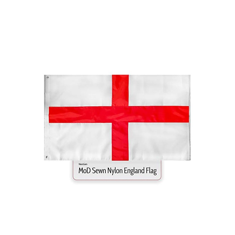 MoD England Flag Sewn Nylon Fabric Large St Georges Cross