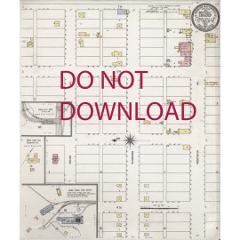 1907 Very Detailed COPY City Map Coalville Montana Perfect for researchers