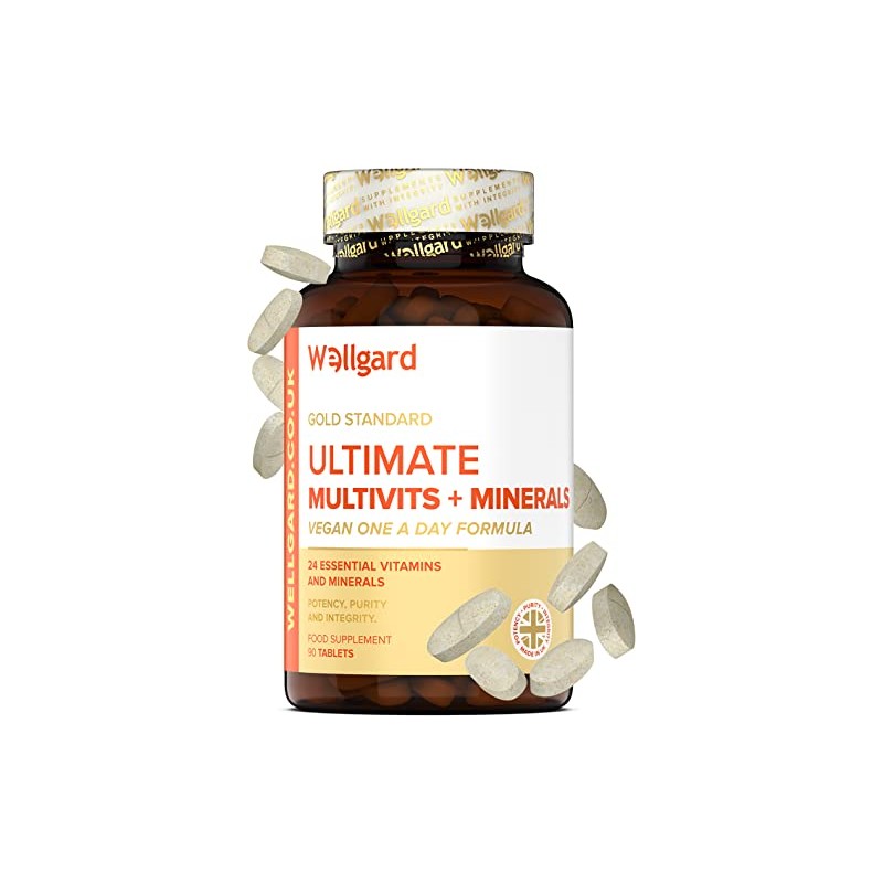 Vegan Multivitamins & Minerals by Wellgard - Vegan Multivitamin Tablets