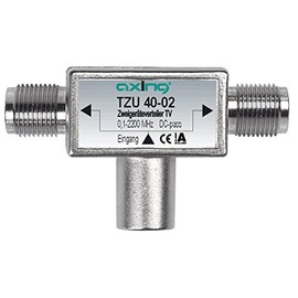 AXING TZU04002 Distributor Two Devices (0.1 Up To 2200 mhz) for Satellite Connector