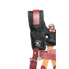 Supreme Leather Padded Tool Belt Suspenders Adjustable Work Suspenders with