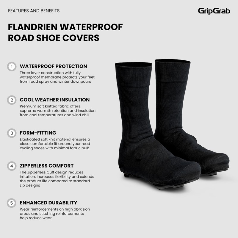 Gripgrab Flandrien Wp Road Overshoes EU 42-44