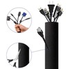 ShuaWdk Zipper Cable Storage Sleeve, Cable Protector, Cable Organization, Storage,