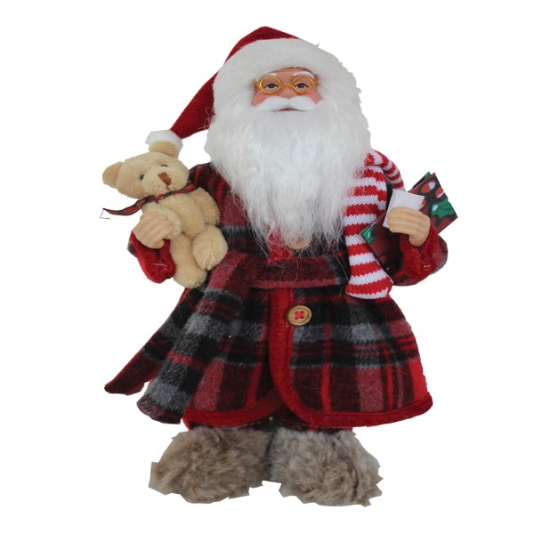 Not Available 12" Pajama Santa - Red Red