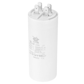 PATIKIL CBB60 25uf Running Capacitor,AC 450V 4 Pins 50/60Hz Double Insert Cylinder Bottom for Air Conditioning,Water Pump,Fan Motor Star 96 x 40mm