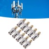 10Pcs RF Coaxial Cable Adapter SMA Female to BNC Female