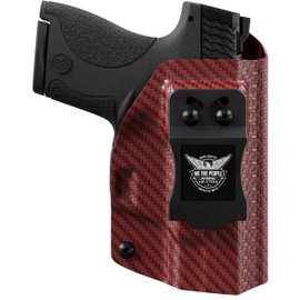 We The People Holsters - Red Carbon Fiber - Left Hand - IWB Holster Compatible with Ruger LC9/LC9s/LC380/EC9s
