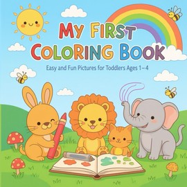 My First Coloring Book - Easy and Fun Pictures for Toddlers Ages 1 - 4: My First Easy and Fun Coloring Book for Toddlers Ages 1 - 4: Everyday Things ... | For Toddlers and Kids of ages 1, 2, 3 & 4