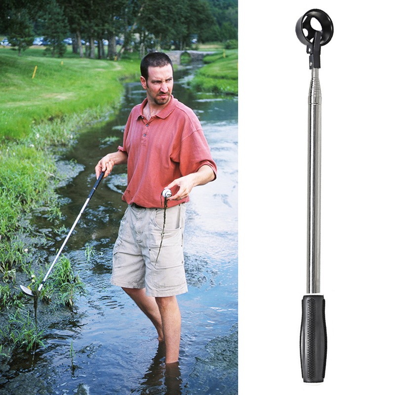 Golf Ball Retriever Stainless Telescopic Ball Retriever for Water Golf