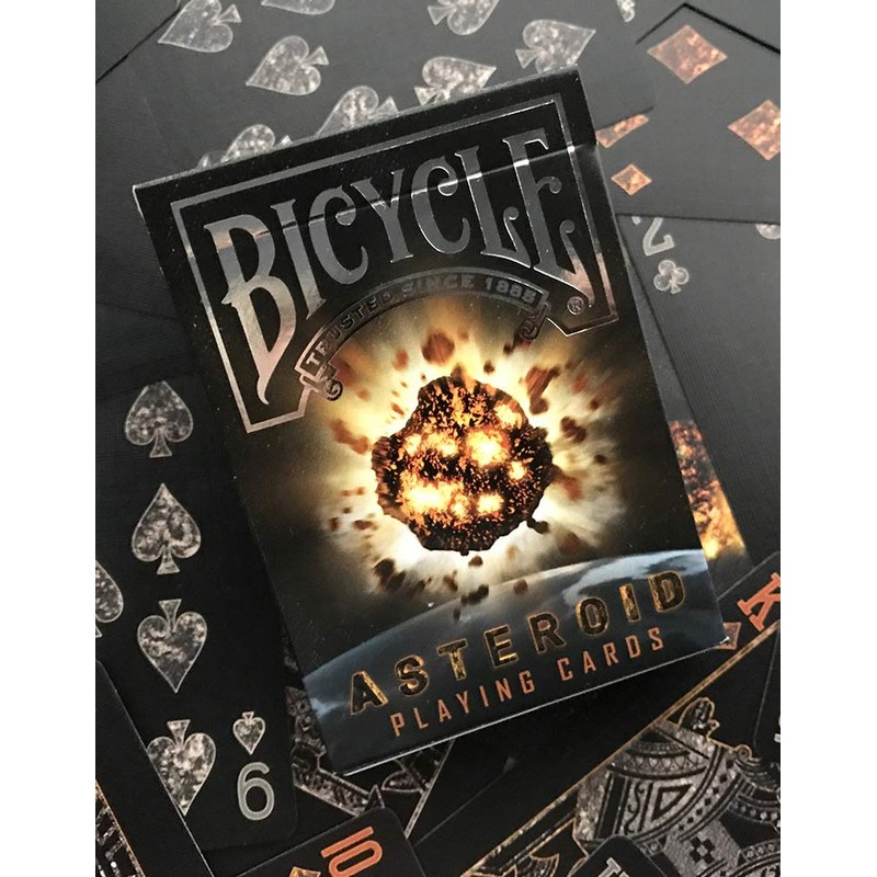 Bicycle Asteroid Playing Cards, Black
