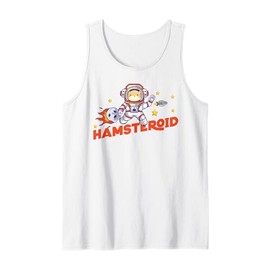 Cute Hamster Asteroid Pun Science Space Hamsteroid Tank Top
