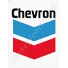 Chevron Gas 24" x 30" METAL SIGN