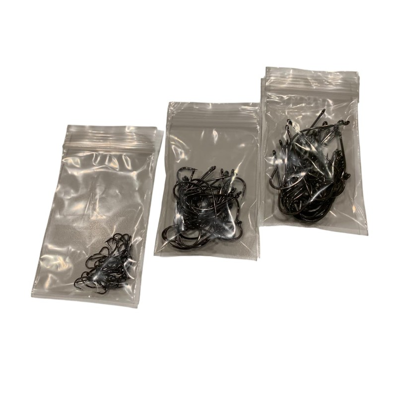 LANGIT Fishing Hooks with Tube, No. 12, No. 22, No.