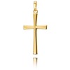 JEVELION Pendant Cross Elegant Gold Cross for Women, Men and