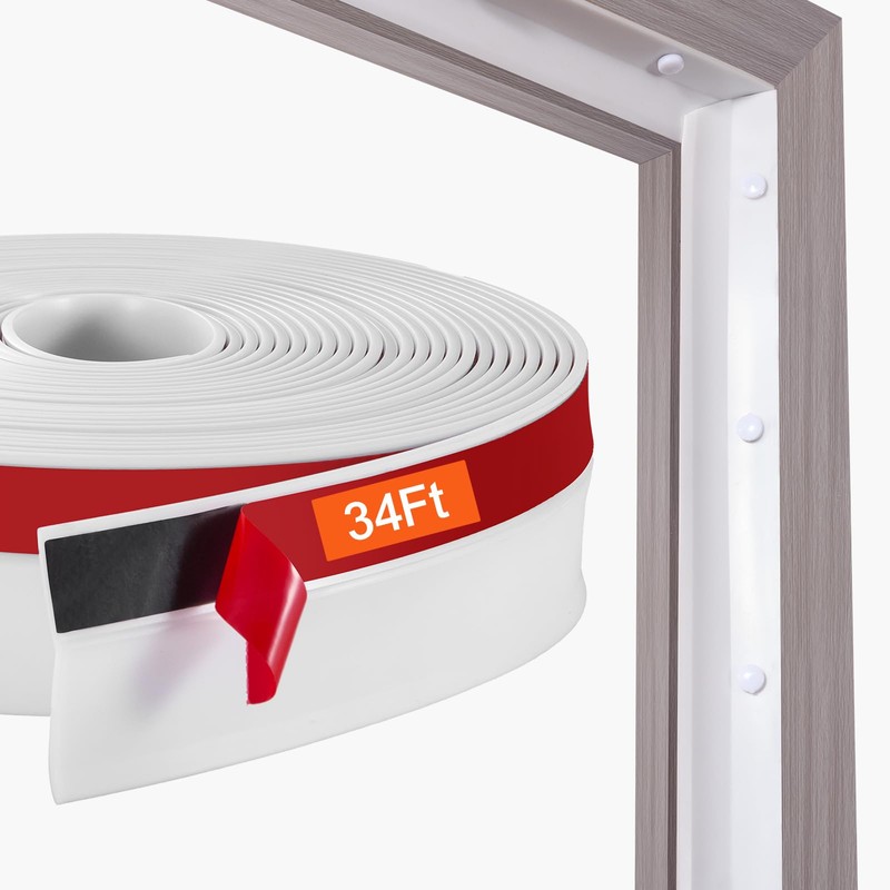 VEVOR Garage Door Seal Top and Sides Seal Strip, 34