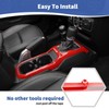 RT-TCZ for Wrangler JL Dash Trim Cover Red, Gear Shift