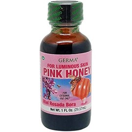 Germa Pink Honey. Anti-Wrinkle Oil. Long-lasting Astringent. For Luminous Skin. With Rose Extract. For External Use. 1 Oz.