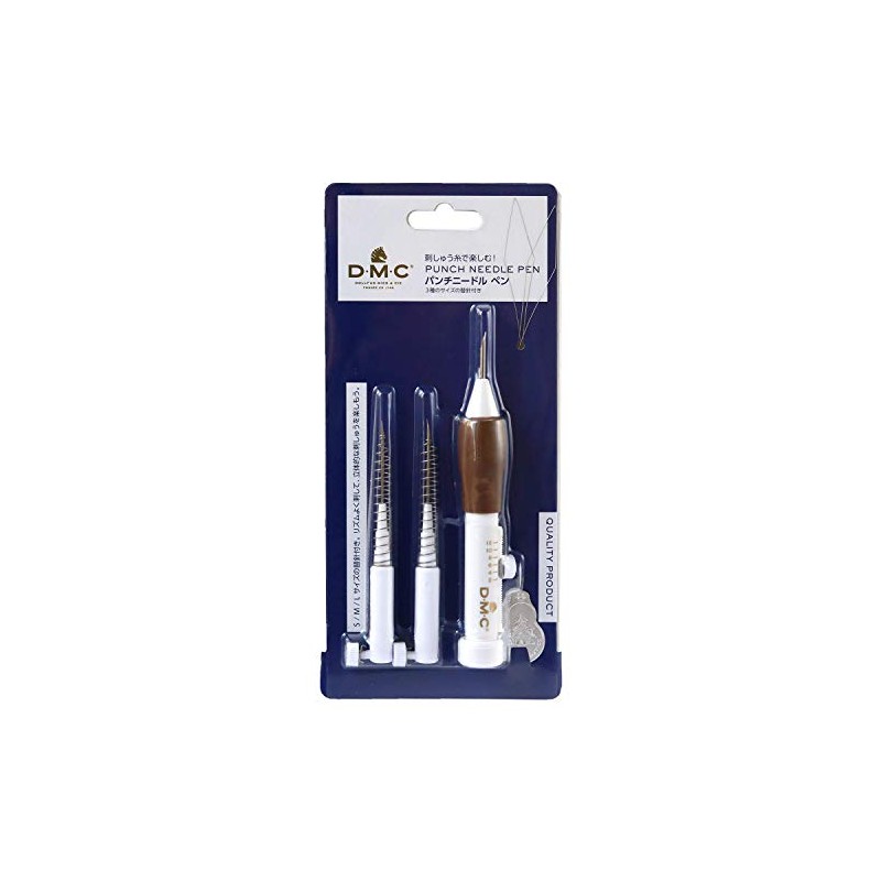 DMC Punch Needle Pen Set with Loop Adjustment Scale JPTU2020,