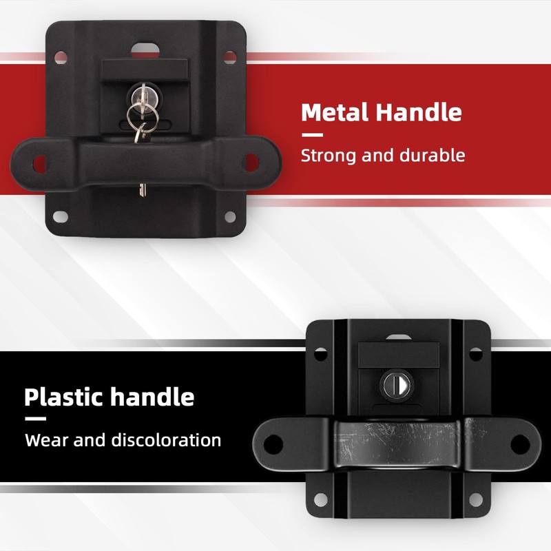 4 Pack Heavy Duty Bed Tie Down Anchors Compatible with