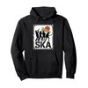 Ska band with brass section and checkerboard border Pullover Hoodie