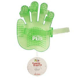 Fancy Pets Guante de Goma para Almohazar y Limpiar el Pelo para Perro