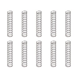 DTGN 0.4x4x20mm(DxODxL) Compression Spring - 10Pack - Good for Machinery - Spring Steel Extension Spring - Gray