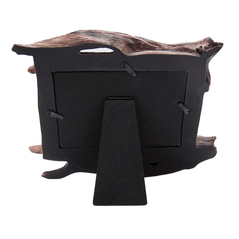 Wowser Bear on Deadwood Picture Frame, Holds 6x4 Photo, Tabletop