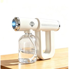 Blue Ray Sprayer Nano Atomizer Spray Gun, Cordless Rechargeable, Fine Mist, Handheld for Home, Salon, Office and Travel