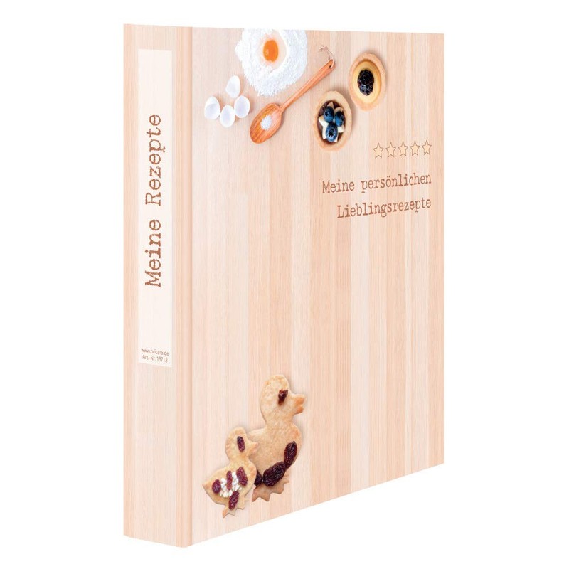 PRICARO Baking Recipe Folder with Recipe Pad A4