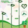 SupKing Telescoping Plant Stakes 37 inch,Adjustable Green Monstera Support Stake