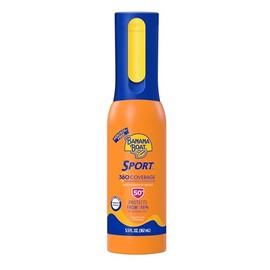 Banana Boat 360 Coverage Sport Sunscreen Mist SPF 50+, 5.5 Fl Oz