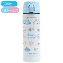 Jinbee-san KA15501 Jinbee-san and Rabbit Stainless Steel Tumbler [One Push]
