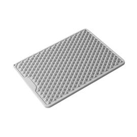 Oshhni Foot Massage Cushion Foot Reflexology Mat, Lightweight Non Slip Portable Acupressure Mat Acupressure Board for Travel Home, Grey