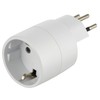 Electraline 70040 Travel Adaptor (Schuko) 2 Europe to 3 Pins