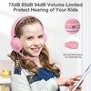 SIMOLIO 2 Pack Kids-Headphones with Microphone for PC Laptop, Wired
