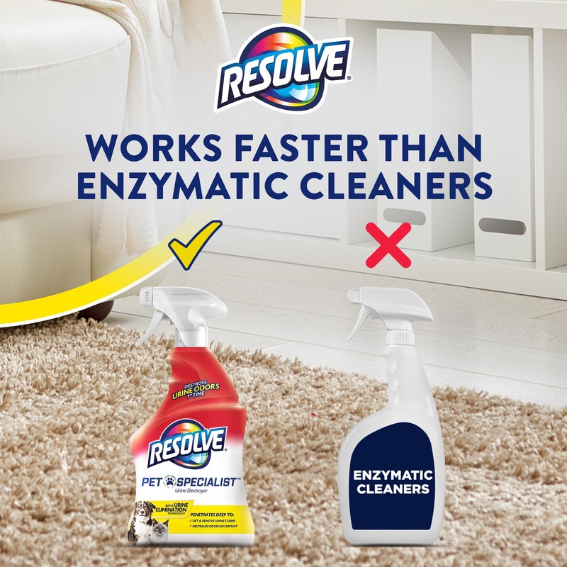 Resolve Pet Specialist Urine Destroyer Spray – Pet Stain &
