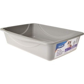 Petmate Petmate Litter Pan, Blue/Gray, Small, Made in USA