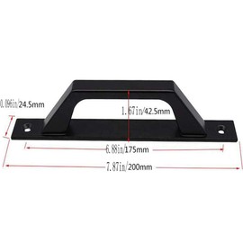 TEMEILI Sliding barn Door Handle Wooden Door Handle 19.6cm