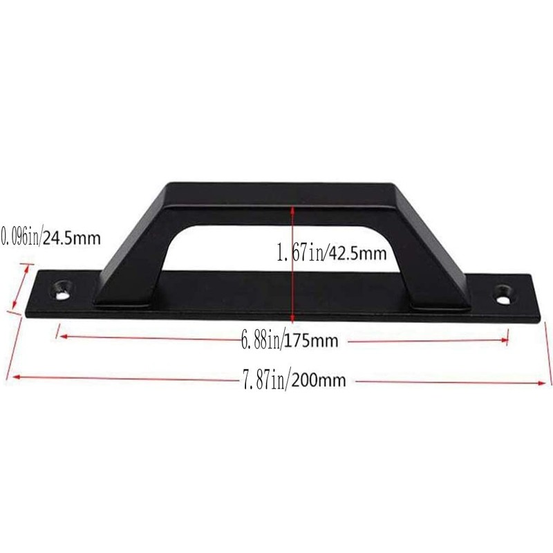 TEMEILI Sliding barn Door Handle Wooden Door Handle 19.6cm