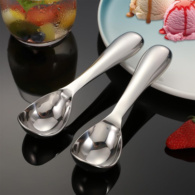 ZMREN Eisportionierer, Eiscreme Löffel mit 304 Edelstahl, Eislöffel Portionierer für