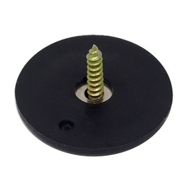 SBS Teflon Furniture Slide Floor Protectors Round Screwing Set of 16 Diameter 50 MM Thickness 5 MM