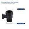 Tenfe Water Flow Control Shut Off Valve, Brass Adjustable Water